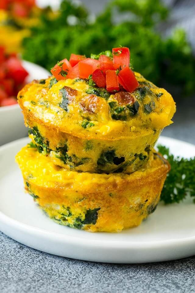 For hectic mornings, this recipe for breakfast egg muffins is an easy grab-and-go choice.