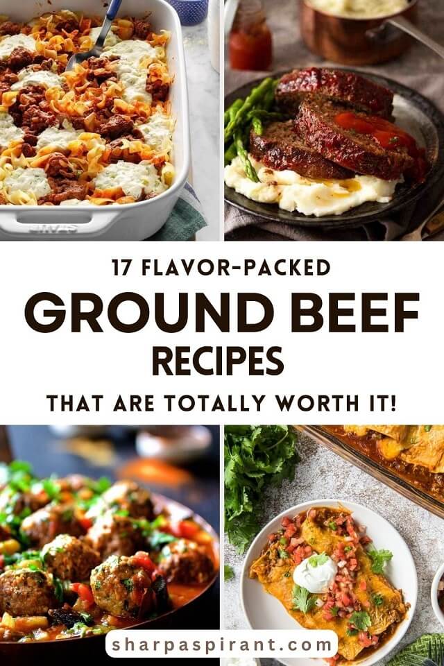 Delicious dinners are just within your reach when you have these easy ground beef recipe ideas! All of these ground beef recipes are simple to make, healthy, and a total hit with the family.