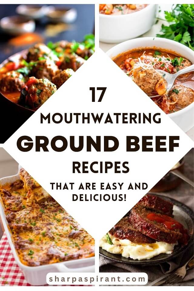 Delicious dinners are just within your reach when you have these easy ground beef recipe ideas! All of these ground beef recipes are simple to make, healthy, and a total hit with the family.