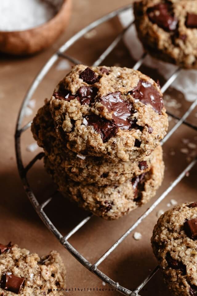 Healthy Banana Bread Cookies with Oats (1 bowl)