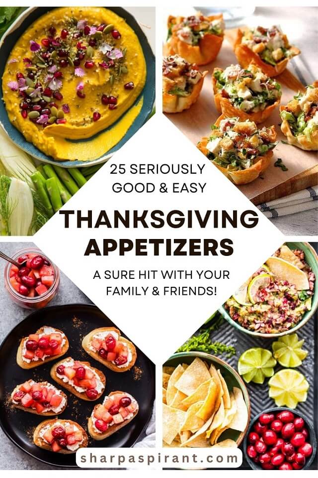 25 Easy Thanksgiving Appetizers - Sharp Aspirant