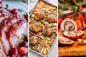 Easy, simple, and flavorful Christmas lunch ideas for your families! They're also the perfect meal prep recipes so you can save time during this busy season! Christmas recipes #holidays #recipe #healthymeals. make ahead