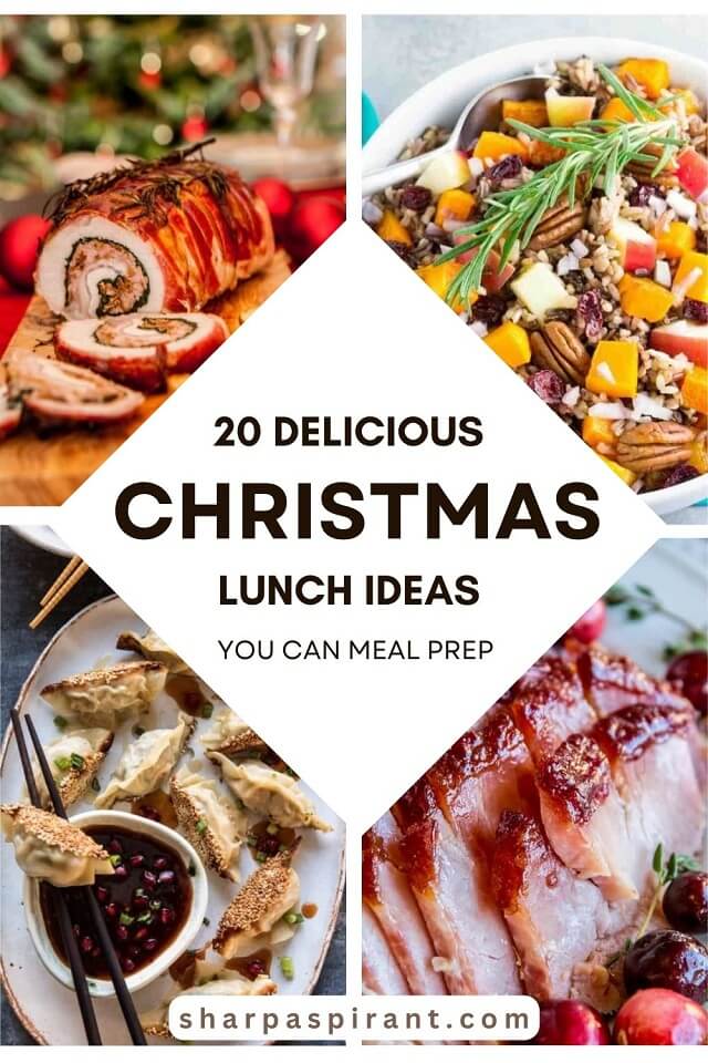 Easy, simple, and flavorful Christmas lunch ideas for your families! They're also the perfect meal prep recipes so you can save time during this busy season! Christmas recipes #holidays #recipe #healthymeals. make ahead