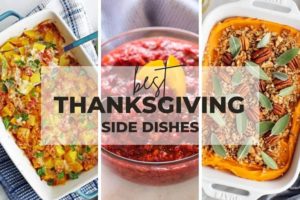 The best Thanksgiving side dishes recipes are here! These 12 sides, which range from sweet potato casserole to fresh cranberry relish, will make your visitors pleased and satisfied.