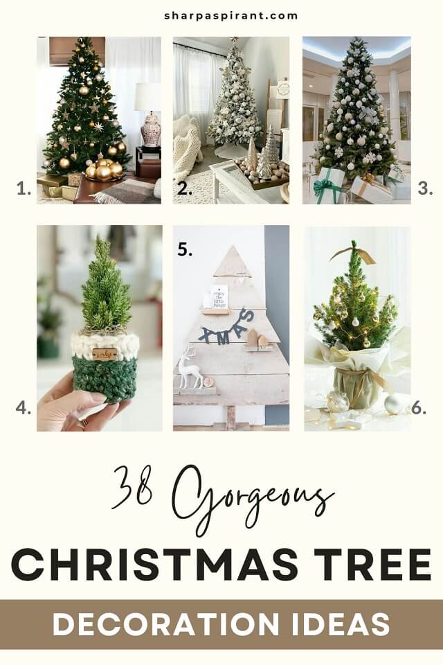 These amazingly beautiful Christmas tree decorations ideas are sure to bring the Holiday Spirit to your homes! Whether you're decorating your first tree for your kids or for the kid in you, take a look at some of our favorite Christmas trees and be inspired. From simple to elegant, traditional to modern, there's something for you here! christmas themes | Christmas tree ideas 2023 | Christmas tree inspiration | Christmas trees 2023 trends