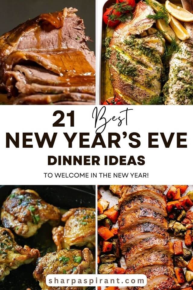 New Years Eve dinner ideas. Do you need any last-minute New Year's Eve dinner ideas? Take a peek at these delectable yet simple dinners we've put together for you! 