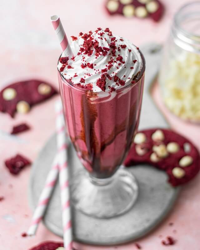 The nicest part about creating a milkshake is that you only need a few ingredients and you end up with a delicious treat.