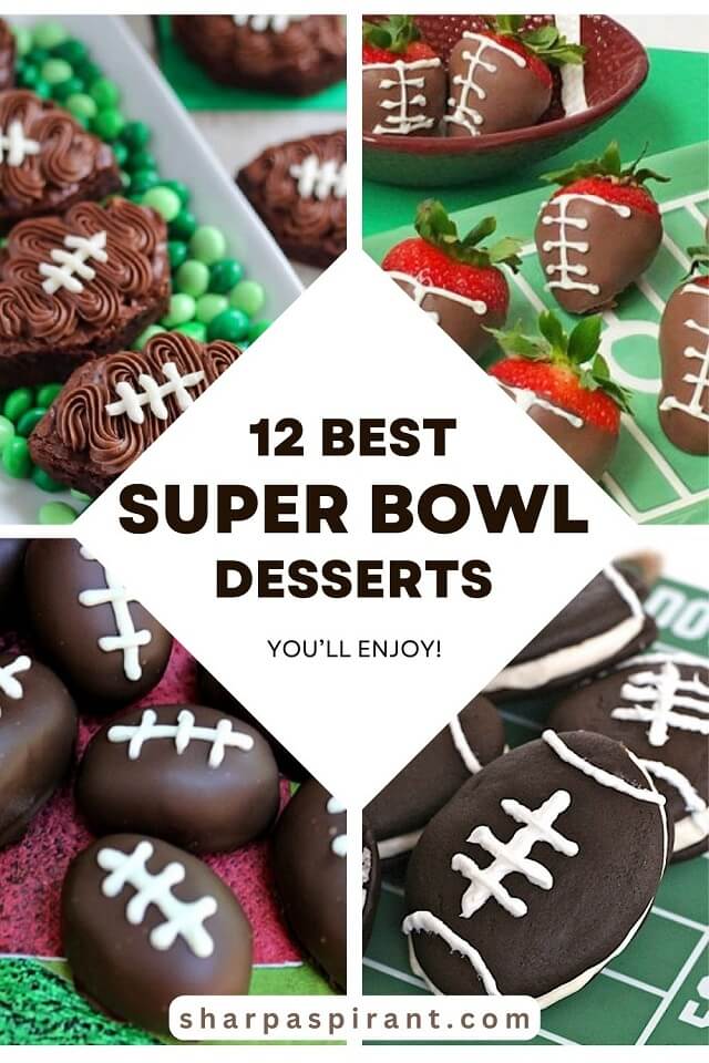 These easy Super Bowl desserts allow you to turn just about anything into a football. So what could be more fun than that? Check them out now!