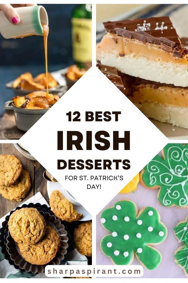 Whip up these 12 Irish desserts, which range from Shamrock Sugar Cookies to something a bit alcoholic and your visitors will feel so lucky! Check them out now!