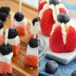 These tasty 4th of July appetizers are perfect while you wait for the grilling to begin and are a blast of flavor that'll get the party started! Go check these out!