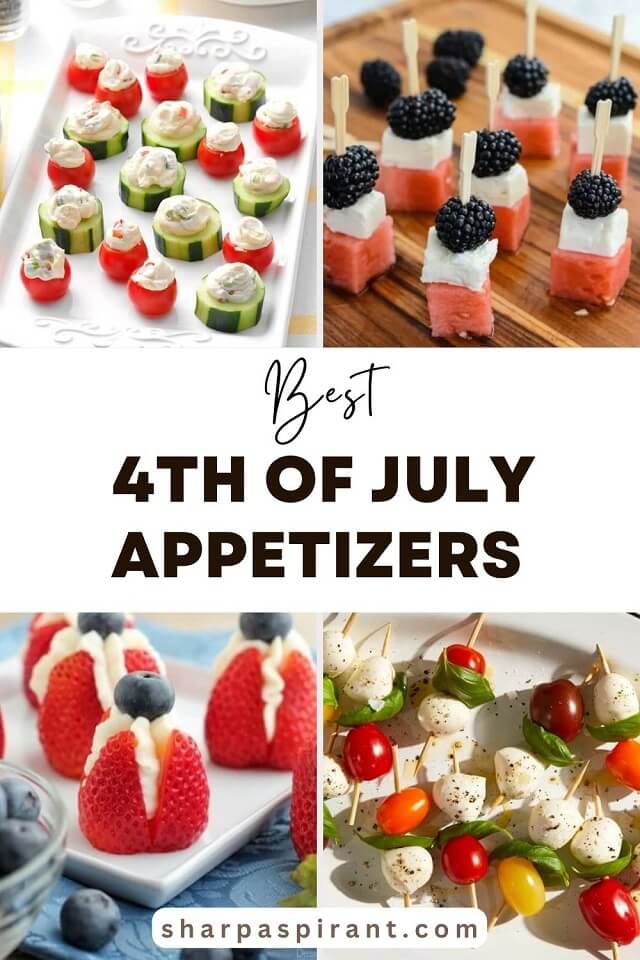 These tasty 4th of July appetizers are perfect while you wait for the grilling to begin and are a blast of flavor that'll get the party started! Go check these out!