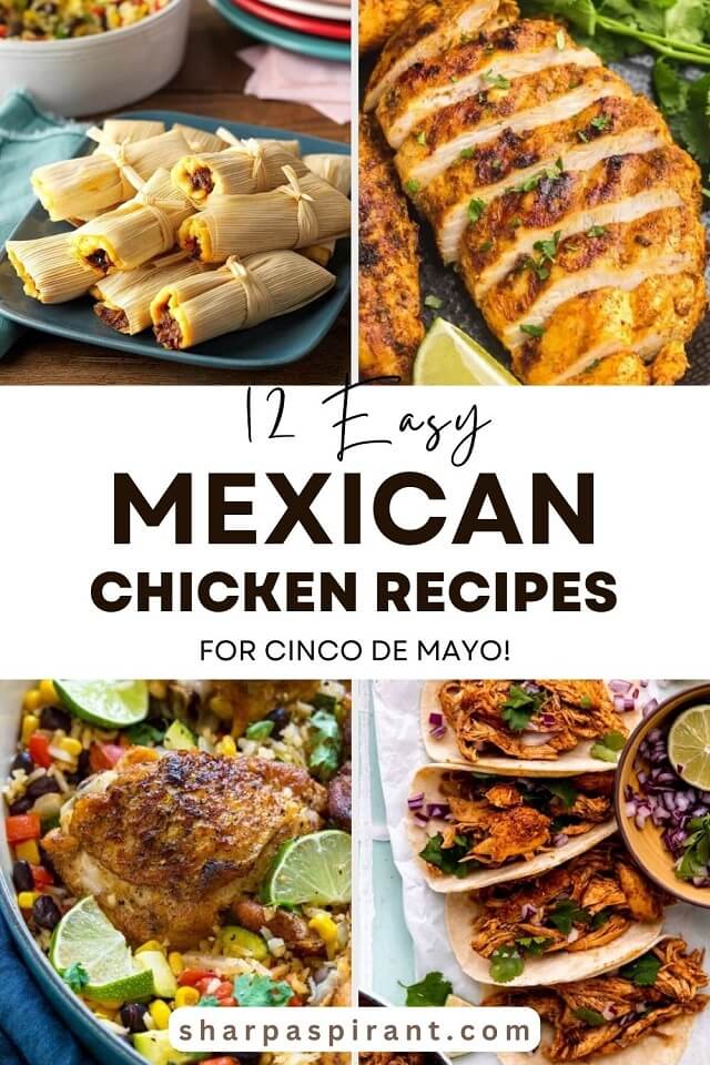 Shake up your chicken routine and make these easy Mexican chicken recipes! Each of these recipes is easy to make, filling, and tasty!