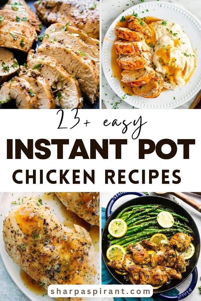  These instant pot chicken recipes are super easy, purely satisfying, and a time-saver that you can have for lunch or dinner this weekend!