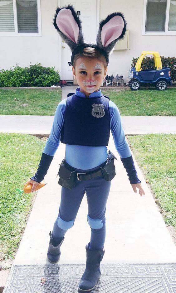 Judy Hops from Zootopia. If you're running out of fresh ideas on the best kids Halloween costumes, then keep on browsing these pictures of Halloween costumes. We have an amazing list of scary + cool Halloween costumes perfect for toddlers and kids - boys and girls!