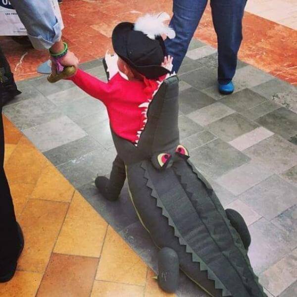 Captain Hook Getting Eaten By Tick Tock Croc. If you're running out of fresh ideas on the best kids Halloween costumes, then keep on browsing these pictures of Halloween costumes. We have an amazing list of scary + cool Halloween costumes perfect for toddlers and kids - boys and girls!