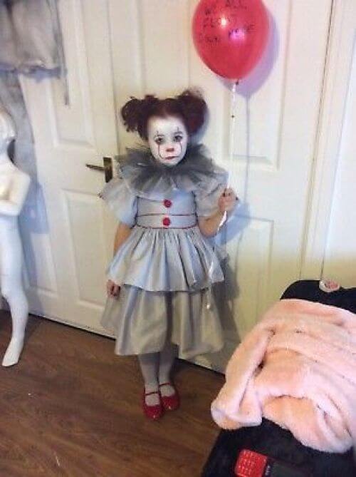 Pennywise Clown Costume. If you're running out of fresh ideas on the best kids Halloween costumes, then keep on browsing these pictures of Halloween costumes. We have an amazing list of scary + cool Halloween costumes perfect for toddlers and kids - boys and girls!