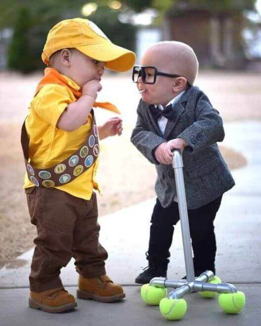 Up Costume. If you're running out of fresh ideas on the best kids Halloween costumes, then keep on browsing these pictures of Halloween costumes. We have an amazing list of scary + cool Halloween costumes perfect for toddlers and kids - boys and girls!