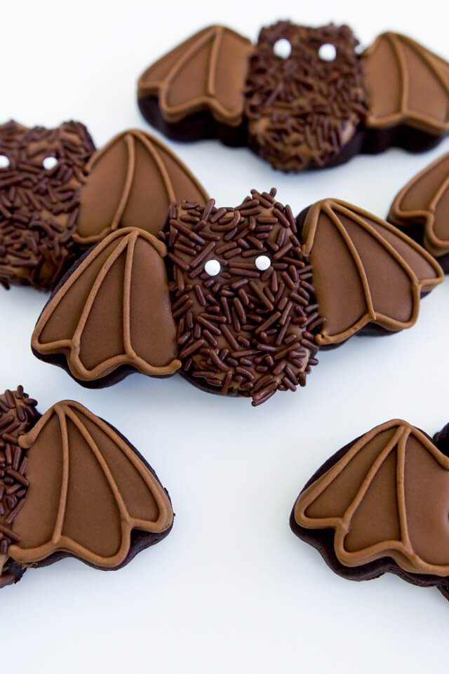Cutest Hairy Bat Cookies