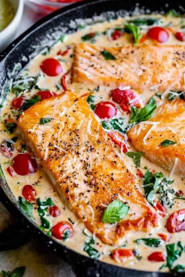 Creamy Tuscan Salmon
