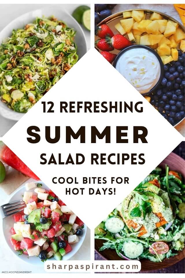 Summer salad recipes are in once again! They are excellent side dishes for cookouts and barbecues because they accentuate the seasonal fresh produce.