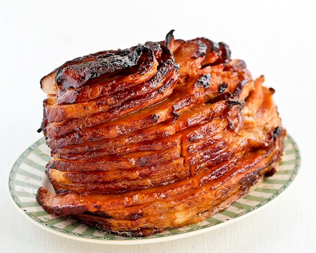 Baked Ham with Pineapple Brown Sugar Glaze