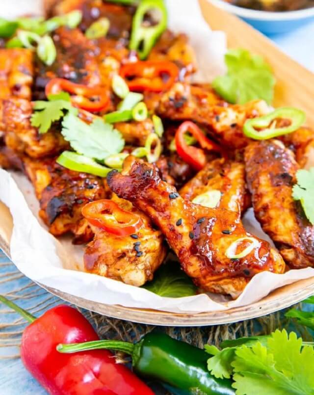 Easy Sticky Asian Chicken Wings