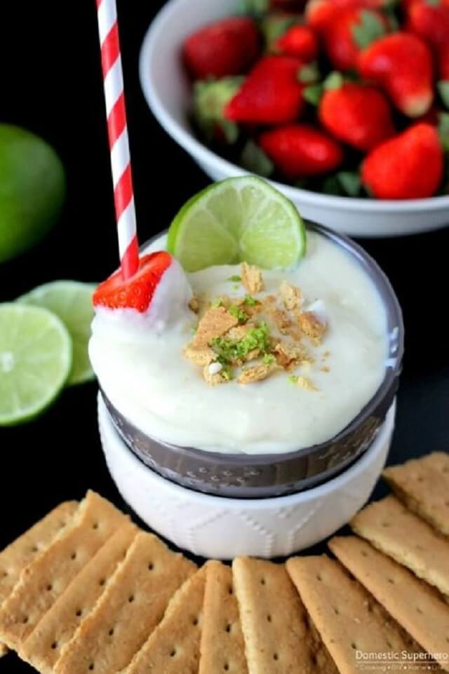 If you love key lime pie then you should also try this version of key lime pie dip.
