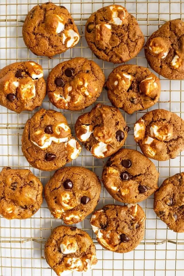 Pumpkin S’mores Cookies