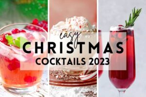 Your holiday season will be cheered up by this list of 21+ Easy Christmas cocktails! From a warm glass of eggnog to cozy cocktails with seasonal accents, there's an impressive cocktail to get everyone in the Christmas spirit and amaze all of your holiday guests.