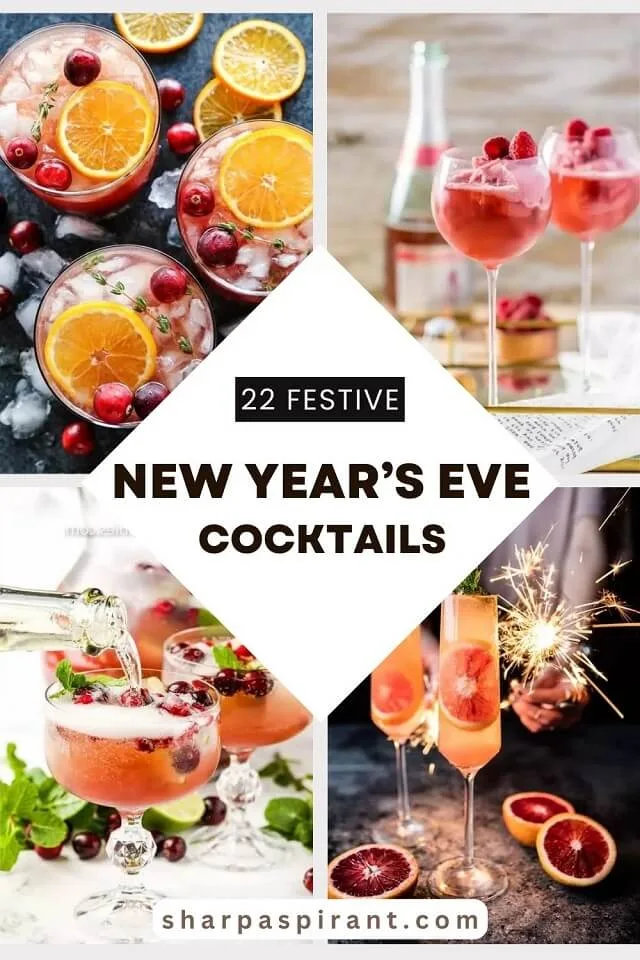 New Year's Eve cocktails. What fun way to ring in the new year 2026 than with these festive New Year's Eve cocktails? There are many sweet recipes as well as many sour ones. And quite a few that will blow you away!