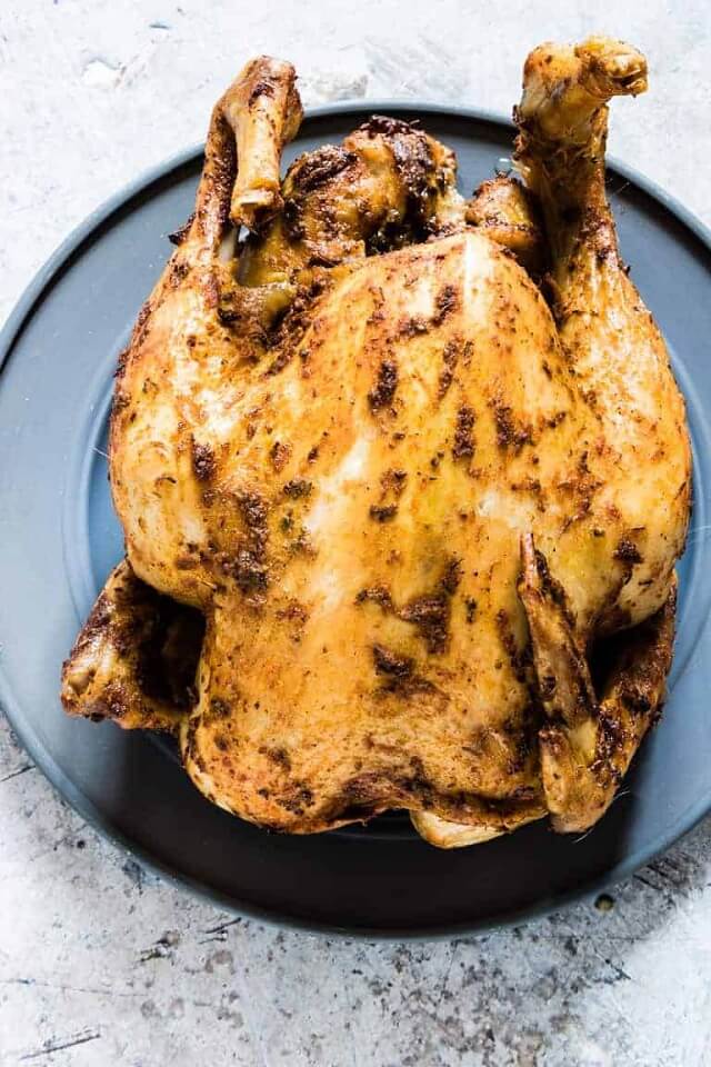 This slow-cooked whole chicken is infused with an irresistible blend of herbs, making every juicy bite packed with flavor.