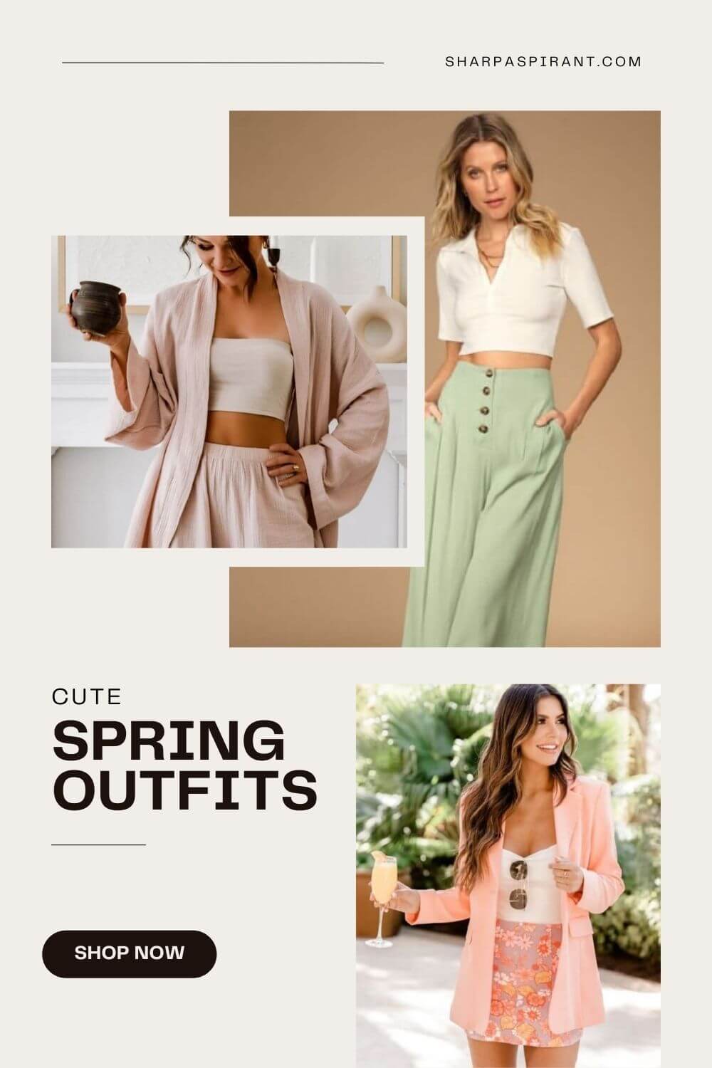 Get inspired with cute spring outfits perfect for any occasion. From jumpsuits to midi skirts, update your wardrobe with fresh ideas.