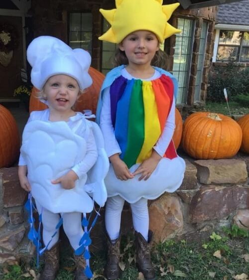 Rainbow and Cloud Costumes