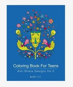Coloring Book for Teens: Anti-Stress Designs, Vol. 5