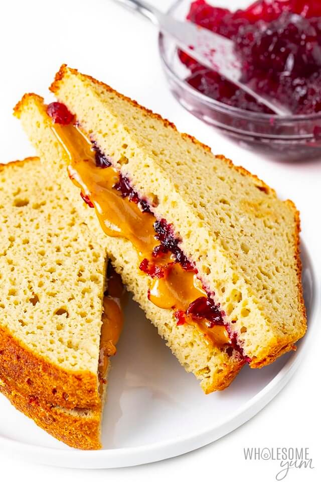 With fluffy, chewy "white bread," sweet sugar-free jelly, and creamy peanut butter, it's truly one of the tastiest