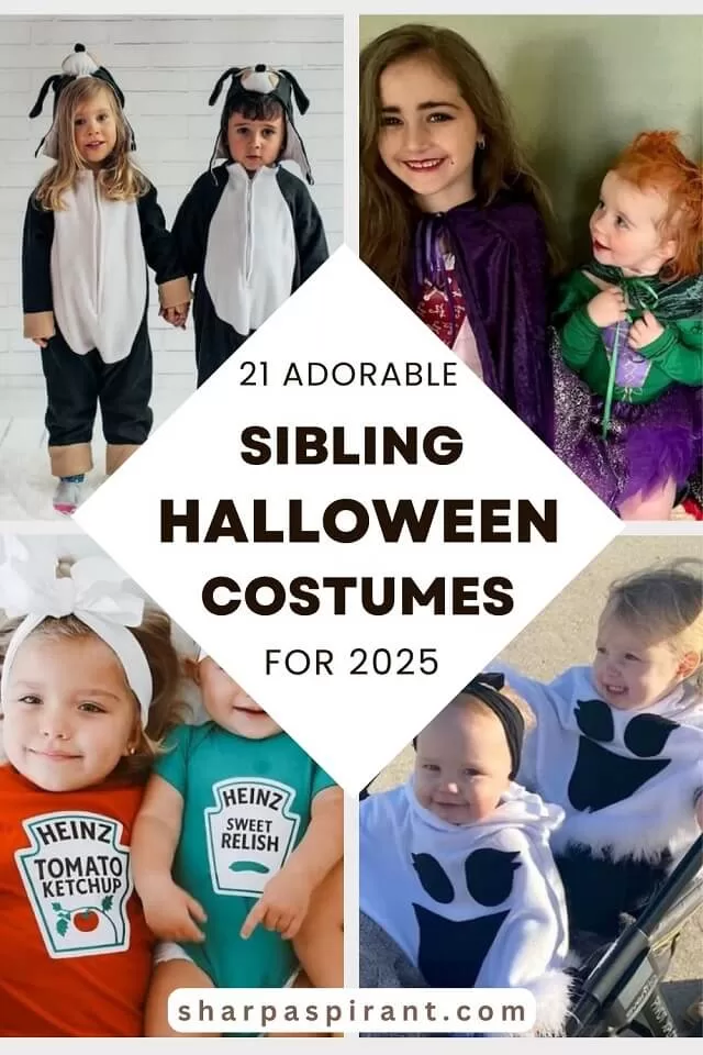 Halloween is a time of magic, mystery, & imagination, and what better way to celebrate than with creative & cute sibling Halloween costumes? Check out this post to get some of the best sibling Halloween costume ideas!