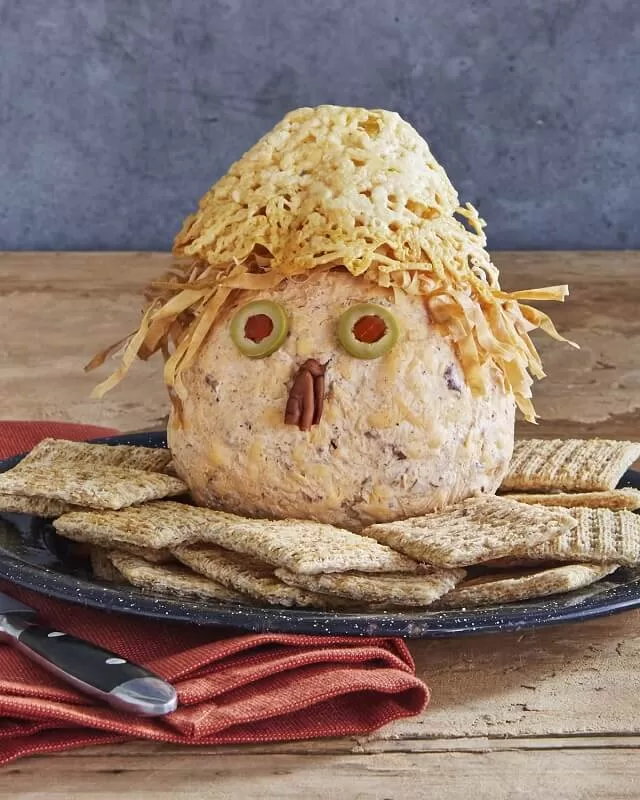Scarecrow Cheese Ball