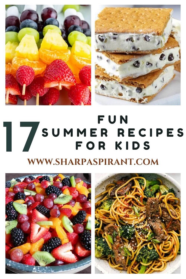 Look no further than these fun summer recipes to refreshing drinks and frozen fruit popsicles, there's something for every kid in here!