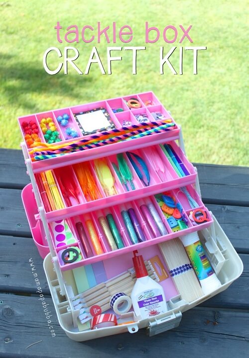 TACKLE BOX CRAFTS GIFT BASKET