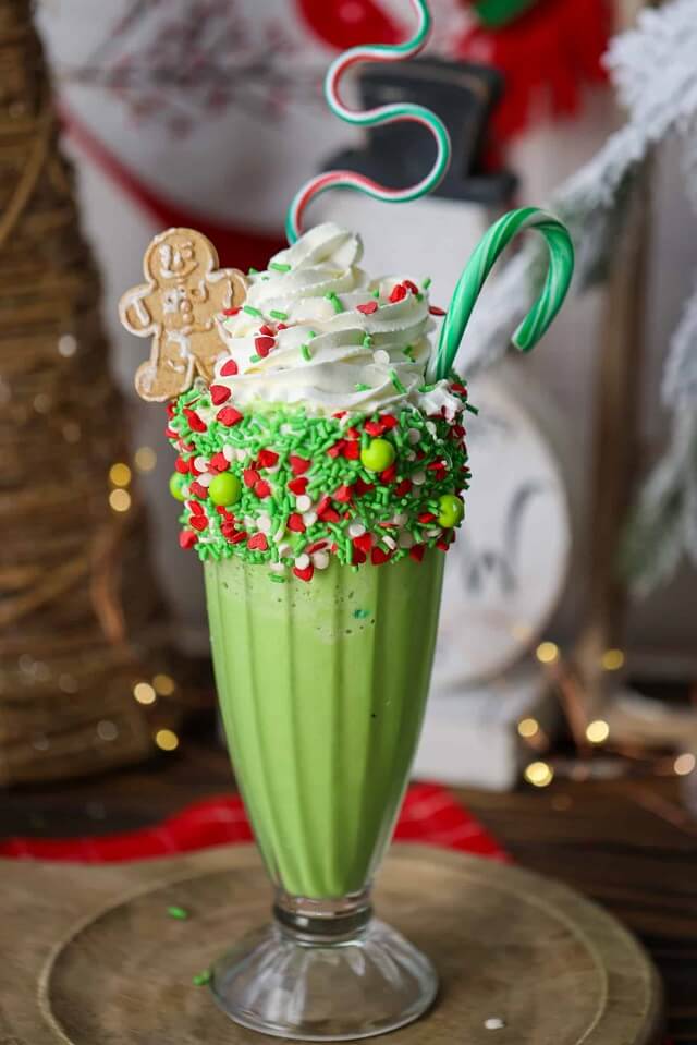 Sipping on one of these festive Christmas milkshakes is the perfect way to get into the holiday spirit! These festive milkshakes are a fun, delicious twist on classic holiday flavors! Think about peppermint, gingerbread, eggnog, and more, all blended up in a creamy, icy treat.