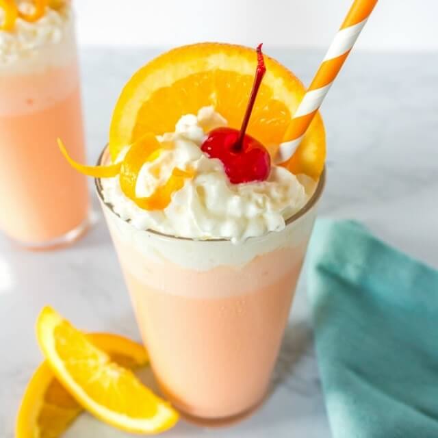 The Best Orange Creamsicle Milkshake