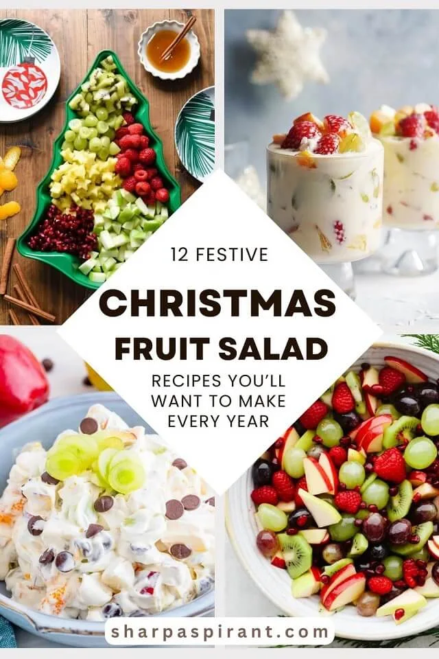 These Christmas fruit salad recipes add a fresh, festive touch to your holiday table! Packed with vibrant fruits and a sweet dressing, they’re a light and delicious crowd-pleaser.