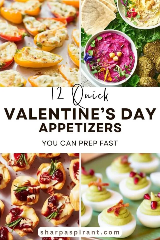 These easy Valentine's Day appetizers are festive, delicious, and simple to make. Perfect for romantic dinners or gatherings!
