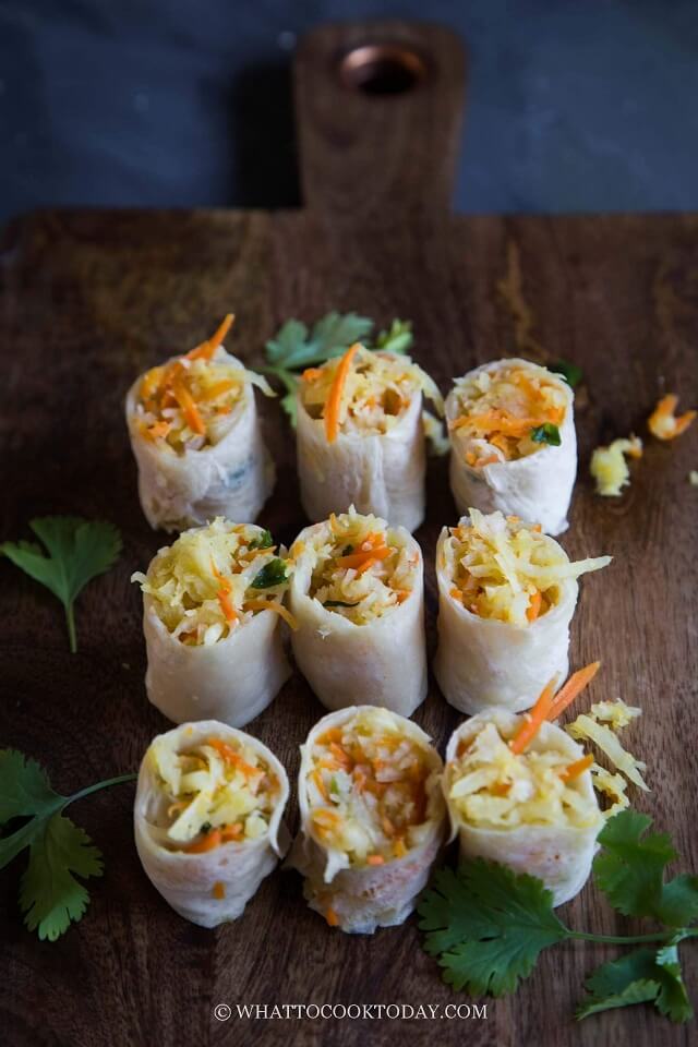 FRESH POPIAH AND POPIAH SKIN (FRESH SPRING ROLLS)