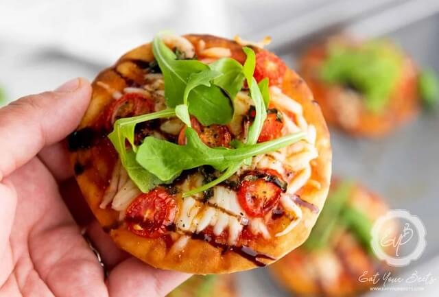 Caprese Mini Pizzas