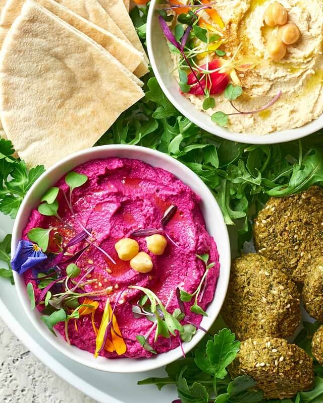 Pink Beetroot Hummus