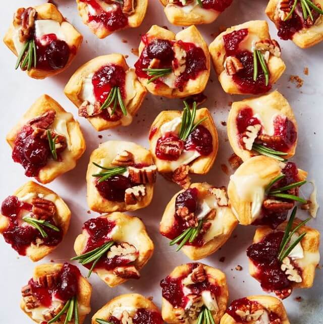 Cranberry Brie Bites