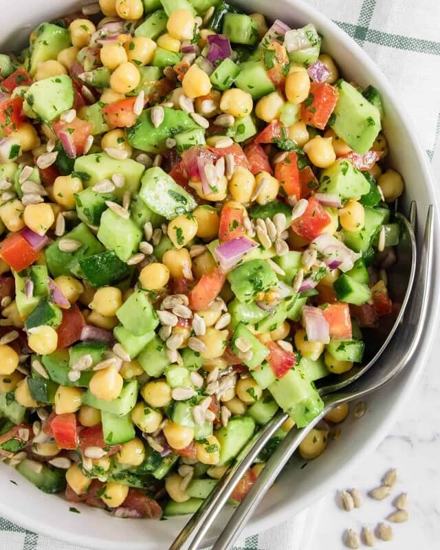 Chickpea Avocado Salad