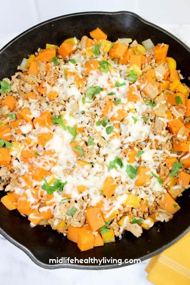 Zesty Turkey & Sweet Potato Hash