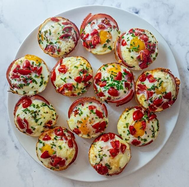 Turkey Bacon & Egg Muffins